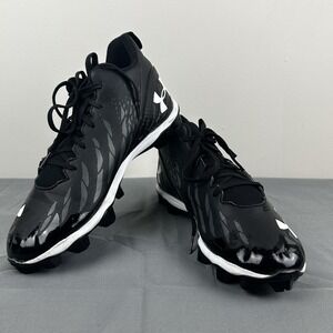 Under Armour Spotlight Franchise RM Football Cleats Mens 9 Black 3022774-001